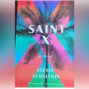Alexis 'Saint X' Novel - Vibrant Pink and Blue Cover